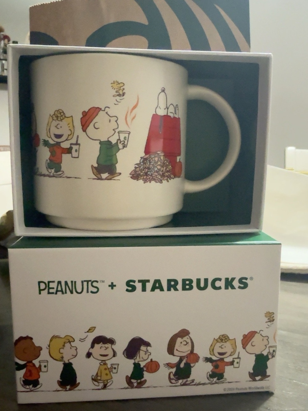 Starbucks x Peanuts Snoopy Ceramic Mug 2026 Fall Limited Edition NEW